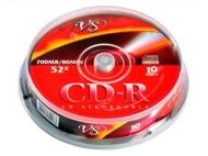 Диск VS CD-R 80 52х СВ/10 (VSCDRCB1001)