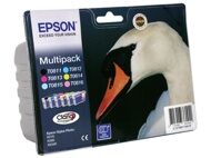 Картридж струйный (набор 6 шт) Epson (T08174A) для Epson Stylus R270/ RX590/ T50 жёл. гол. пурп. чёрн. св-гол. св-пурп. оригинальный