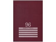 Книга учёта А4 96 листов "Проф-Пресс. Бордо" клетка вертикальная (96-8006)